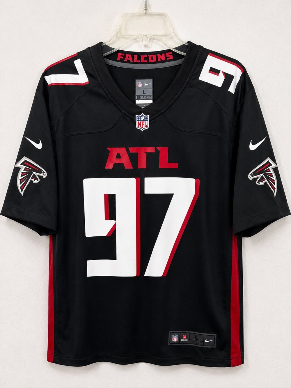 Nike Atlanta Falcons Grady Jarrett #97 NFL On Field Jersey Men’s Large Black